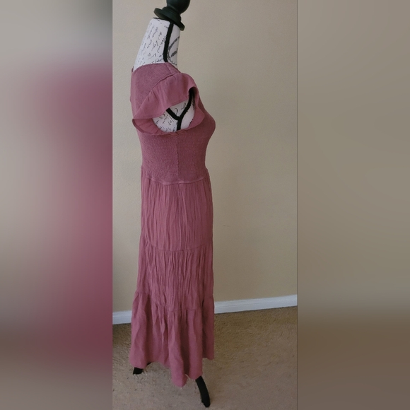 MAUVE KEY HOLE DRESS - Picture 6 of 6
